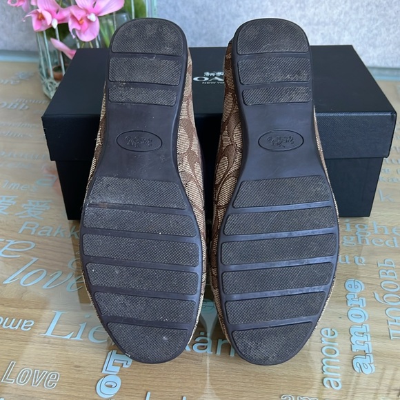 COACH monogram Driver Loafer 6 - Picture 4 of 6